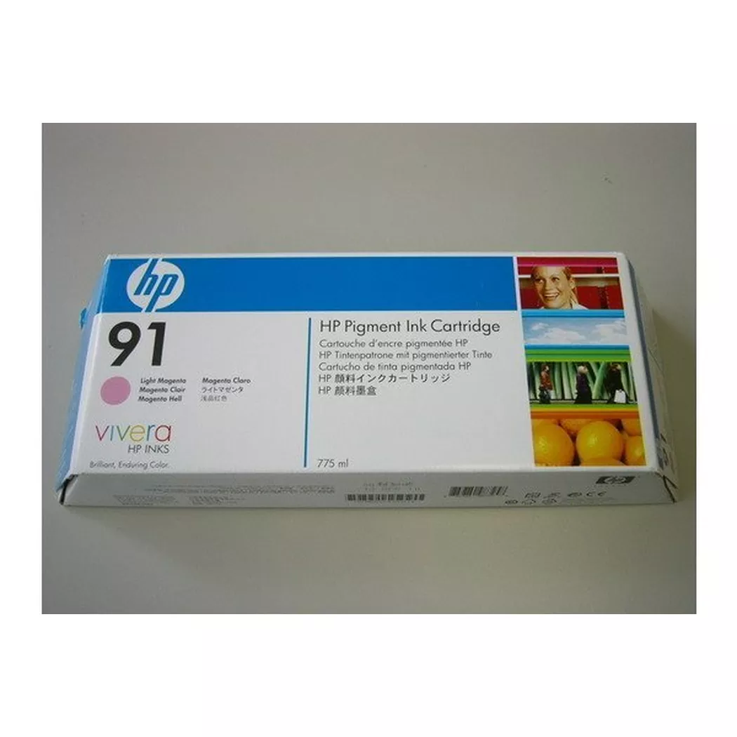 Hewlett-Packard – HP Tintenpatrone 91 magenta light C9487A DesignJet Z6100 3 Stück, One Size