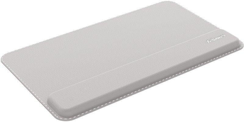 Image of FELLOWES Mausmatte breit Hana 8065001 grau, mit Handgelenkauflage