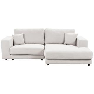 Beliani Ecksofa aus Polyester Skandinavisch LOFOTEN  