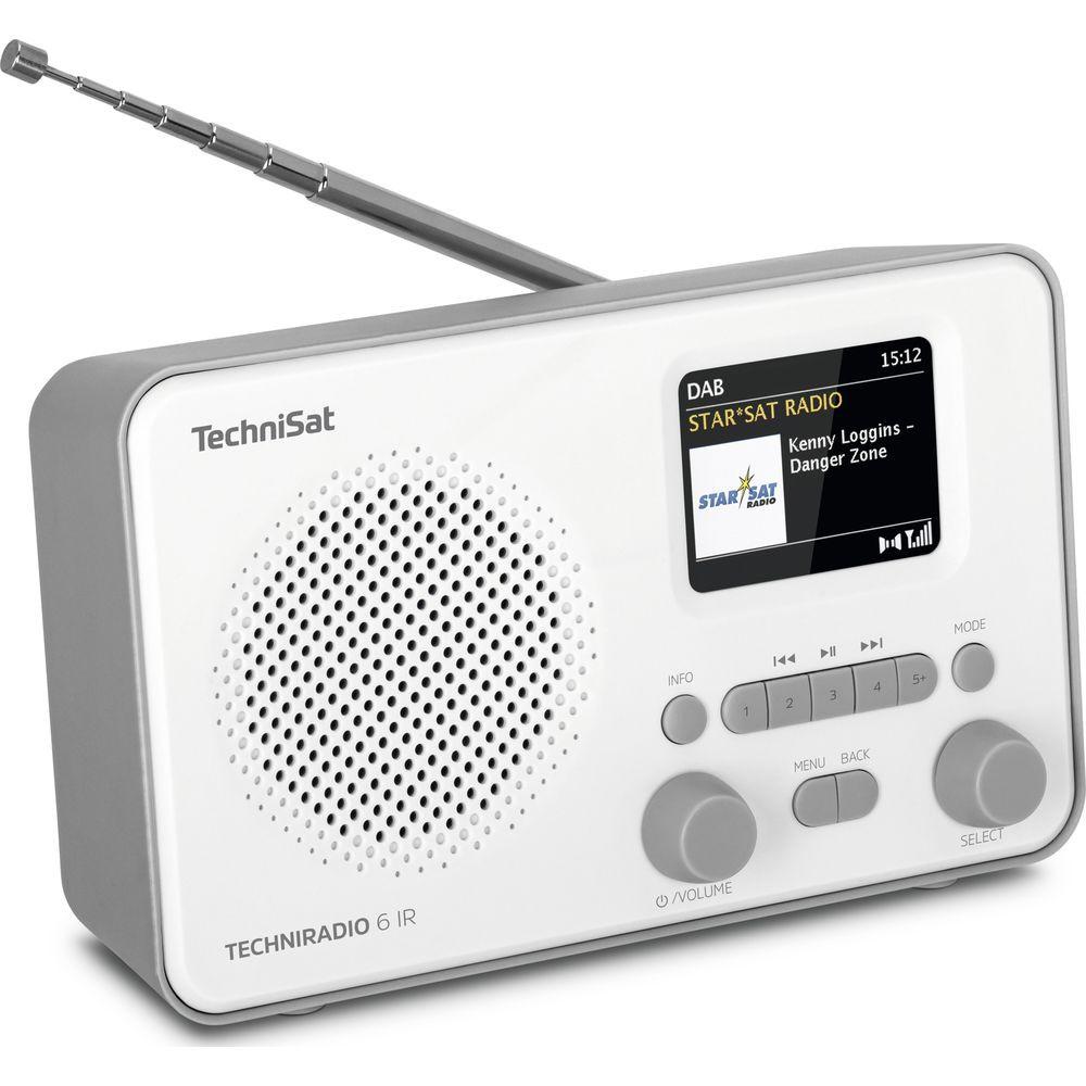 TechniSat  TechniSat TechniRadio 6 IR Portatile Analogico e digitale Grigio, Bianco 