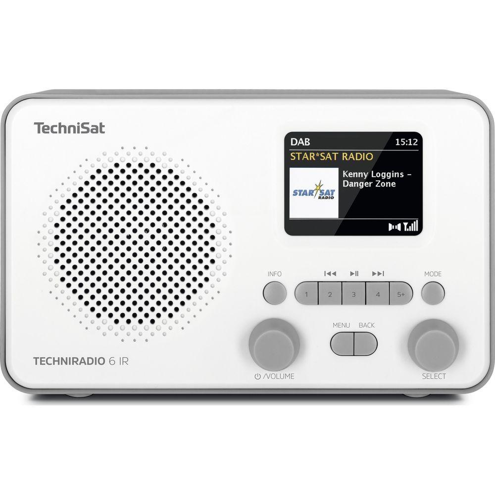Image of Techniradio 6 IR weiss-grau