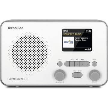 TechniSat TechniRadio 6 IR Portatile Analogico e digitale Grigio, Bianco