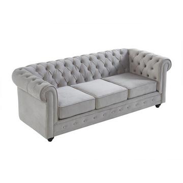 Sofa 3Sitzer Samt CHESTERFIELD