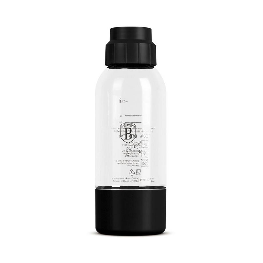 Wassersprudlerflasche 0.5L Matte Black Collection