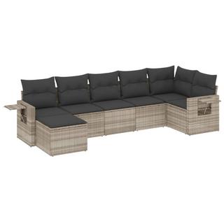 VidaXL set divano da giardino Polirattan  