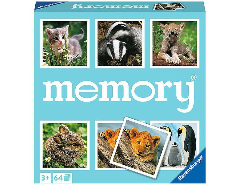 Ravensburger  Ravensburger memory® Tierkinder - 20879 - der Spieleklassiker für Tier-Fans, Merkspiel für 2-8 Spieler ab 3 Jahren 