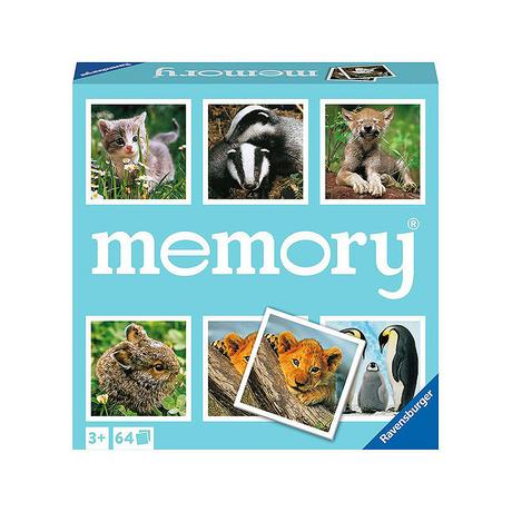 Ravensburger  Ravensburger memory® Tierkinder - 20879 - der Spieleklassiker für Tier-Fans, Merkspiel für 2-8 Spieler ab 3 Jahren 