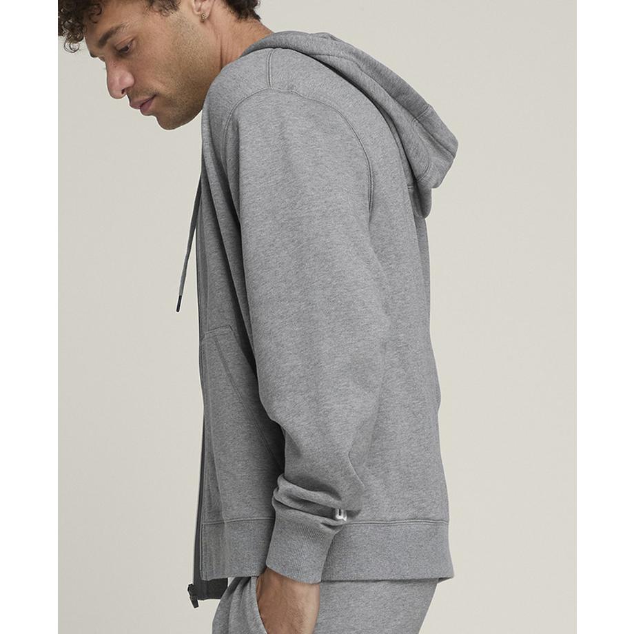 Wilson  Sweat à capuche zippé Team unisexe gris 