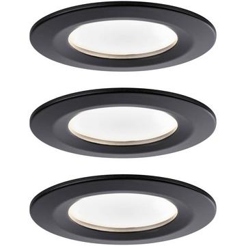 EBL Nova coin rond rigide LED 3x6W 2700K 230V mat/alu