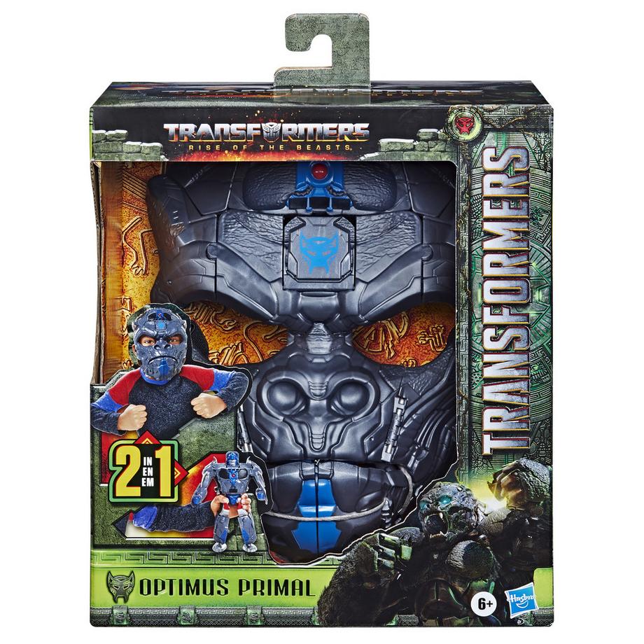 Hasbro  Transformers Aufstieg der Bestien 2-in-1 Maske Optimus Primal 