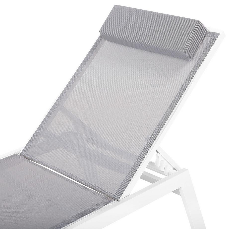 Beliani Sonnenliege aus Aluminium  CATANIA  