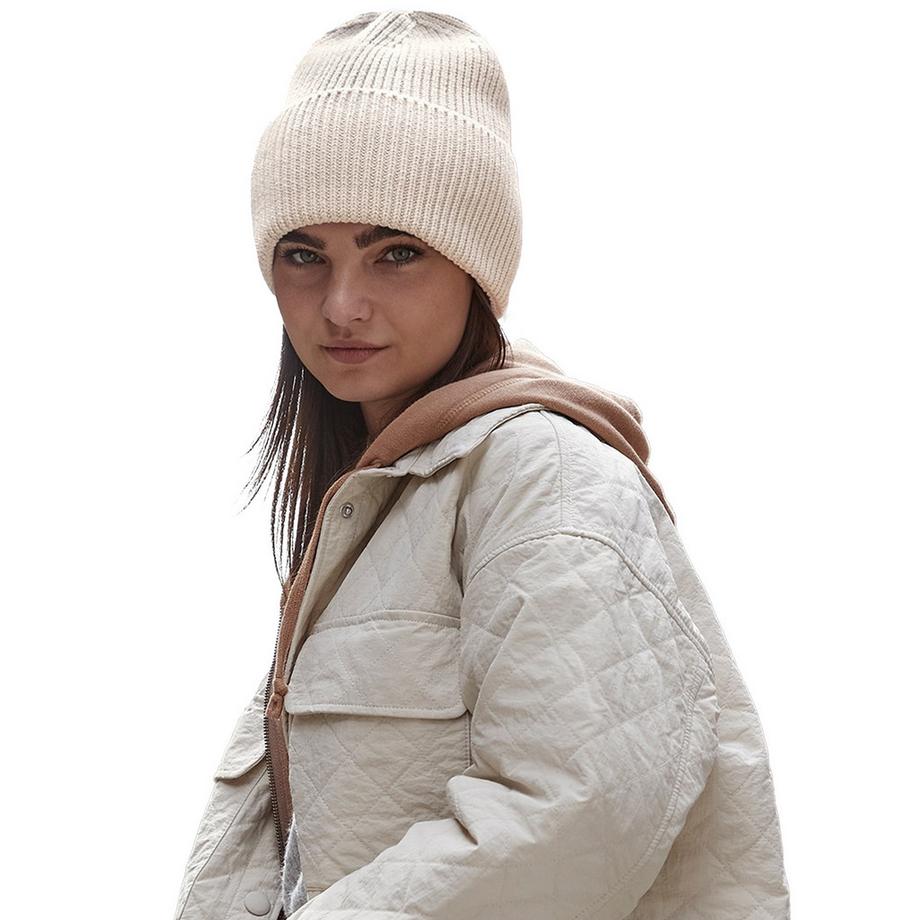 Beechfield Gerippte Mütze mit Bündchen  