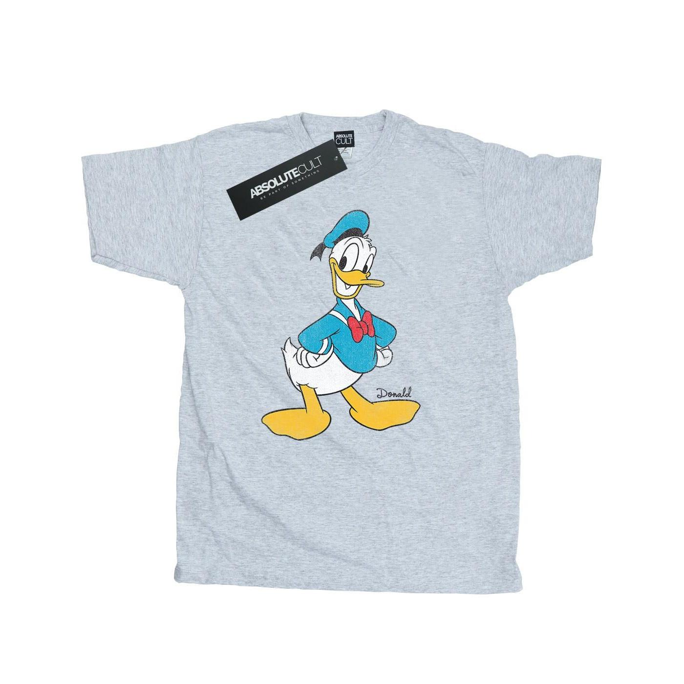 Image of Classic Donald Duck Tshirt Herren Grau XL