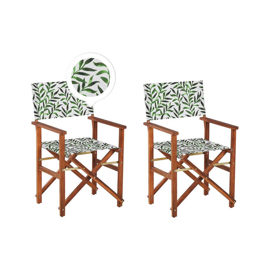 Gartenstuhl 2er Set aus Stoff  CINE