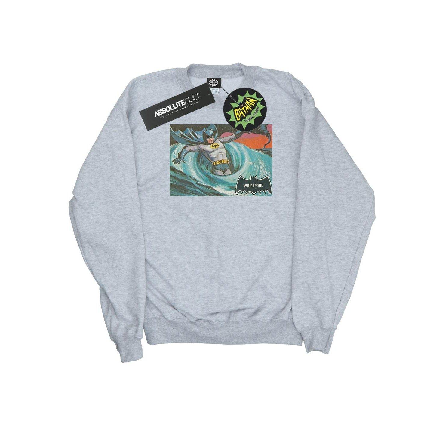 Image of Batman Tv Series Whirlpool Sweatshirt Mädchen Grau 152-158