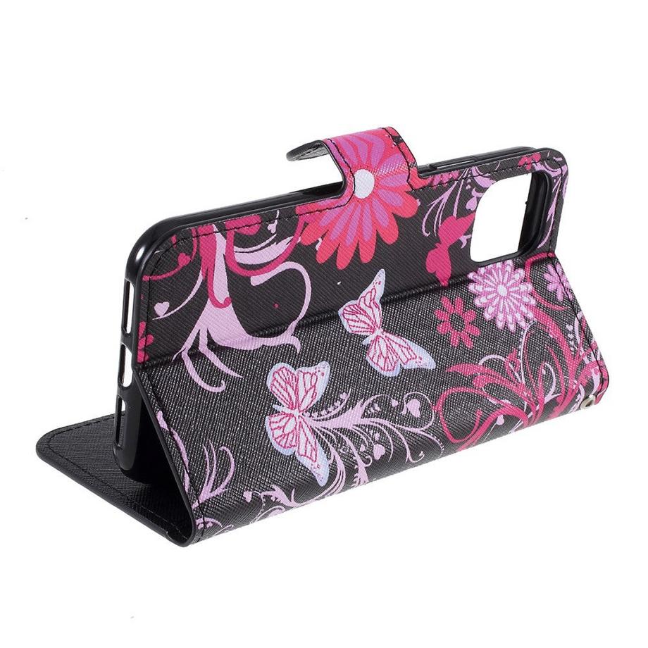 Cover-Discount  custodia iPhone 11 Pro - Portacarte in pelle Schmtterlinge nero 