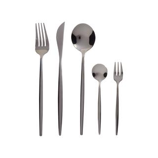 Beliani Set di 30 posate en Acciaio inox Moderno RIGATONI  
