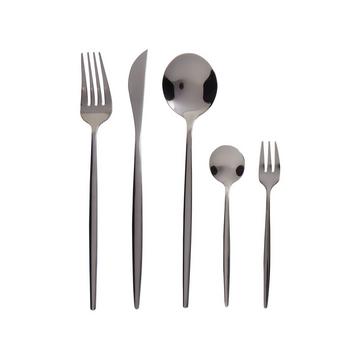 Set di 30 posate en Acciaio inox Moderno RIGATONI
