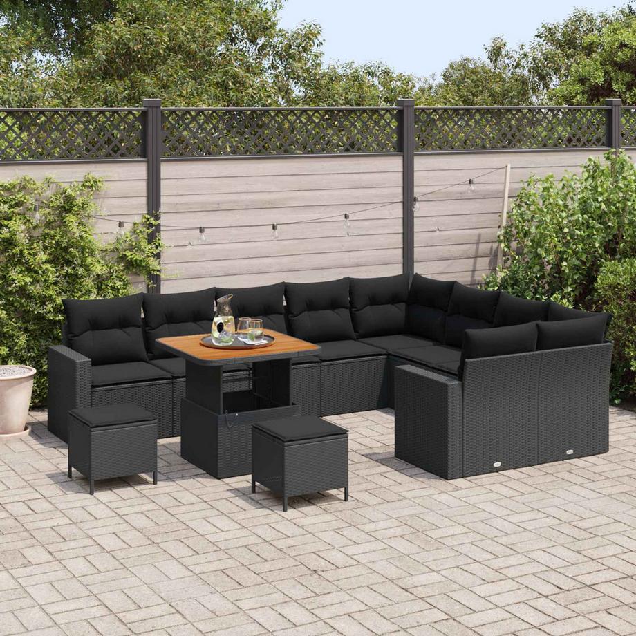 VidaXL Garten-sofa poly-rattan  