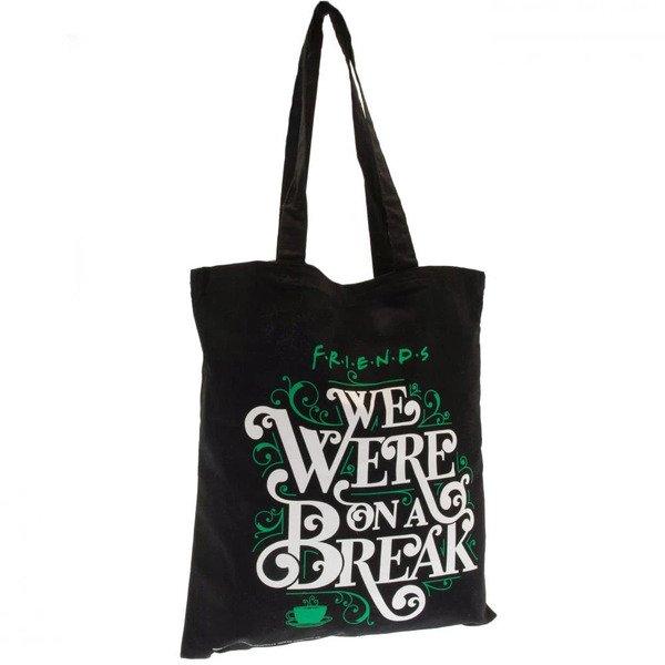 Image of Tragetasche We Were On A Break, Canvas Damen Schwarz ONE SIZE