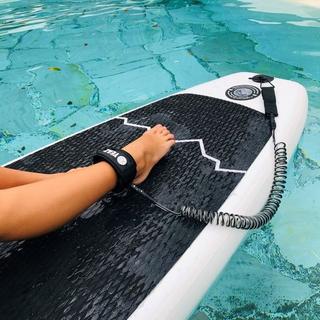 YEAZ  NUI Ligne de sécurité pour stand up paddle - eclipse black 