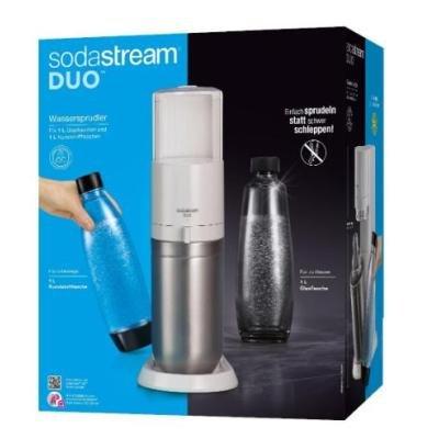 sodastream  SodaStream DUO Edelstahl, Weiß 