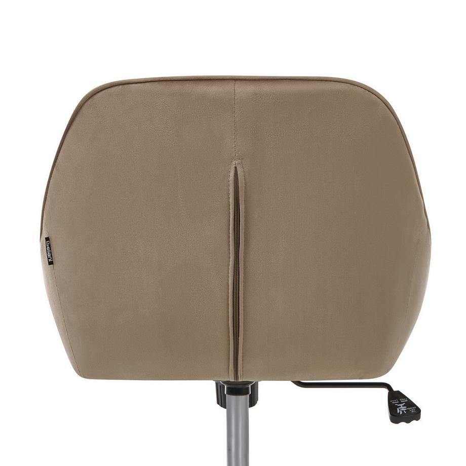Beliani Chaise de bureau en Velours  BARDSDALE  