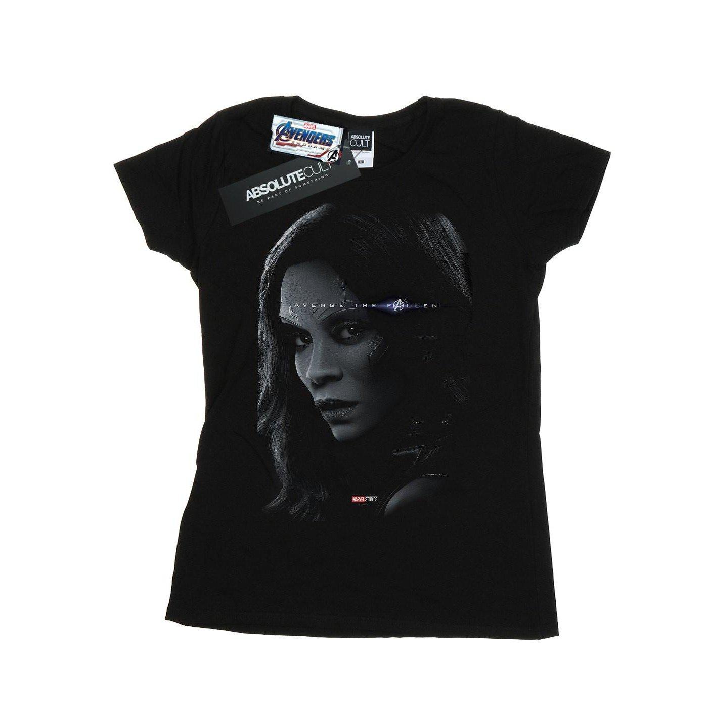 Image of Avengers Endgame Avenge The Fallen Gamora Tshirt Damen Schwarz M