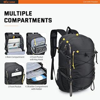 Only-bags.store Faltbarer Rucksack Ultraleichter Tagesrucksack Verstaubarer Tagesrucksack Wasserdichter Wanderrucksack Reiserucksack für Camping Outdoor Wandern  