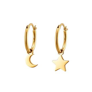 Heideman  Boucles d'oreilles Lune & Étoile 