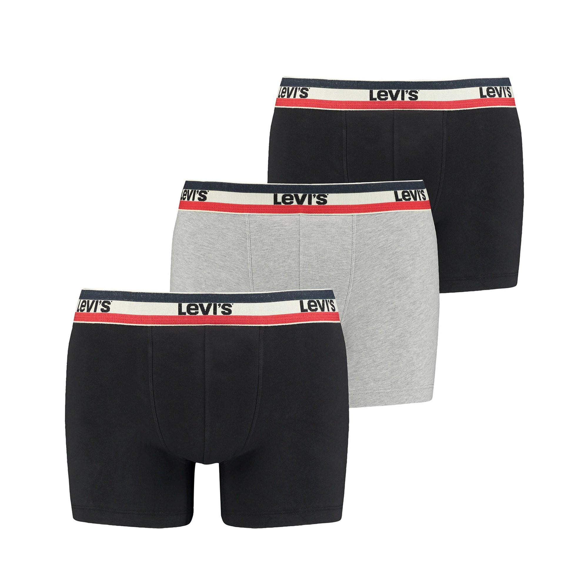 Levis  Boxer  Paquet de 3 Stretch-MEN SPRTSWR LOGO BOXER BRIEF 3P 