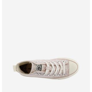 Victoria  sneakers aus glänzendem leinen für en tribu brillo bandana 