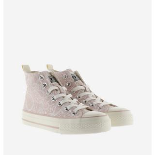 Victoria  sneakers aus glänzendem leinen für en tribu brillo bandana 