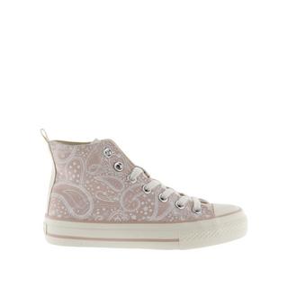 Victoria  sneakers aus glänzendem leinen für en tribu brillo bandana 