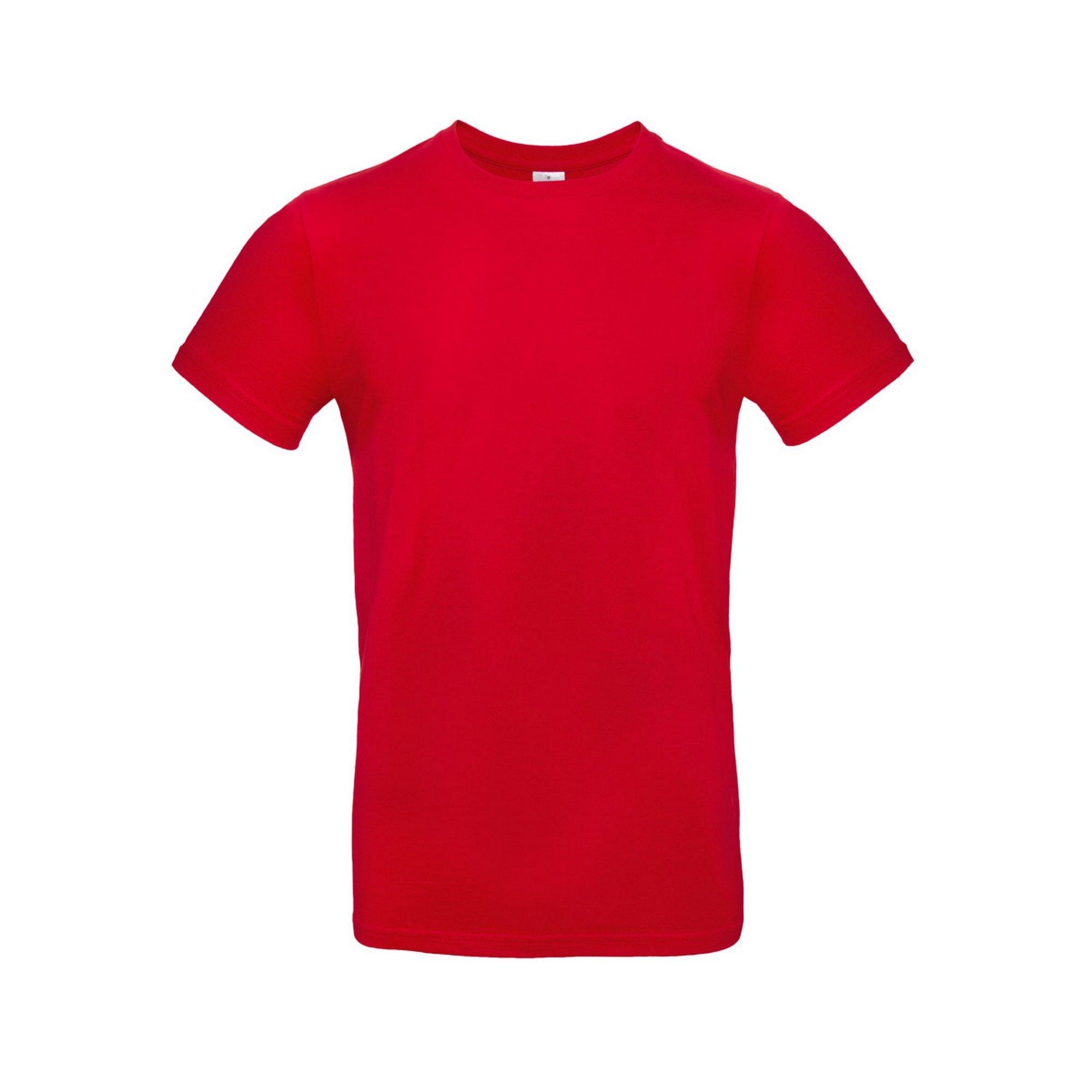 Image of B&c Tshirt #e190 Tee Herren Rot Bunt XS
