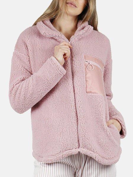 Image of Hausjacke Soft Home Damen Altrosa XXL