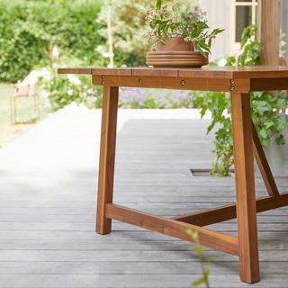 Tikamoon Table de jardin en acacia massif 6 pers. Alba  