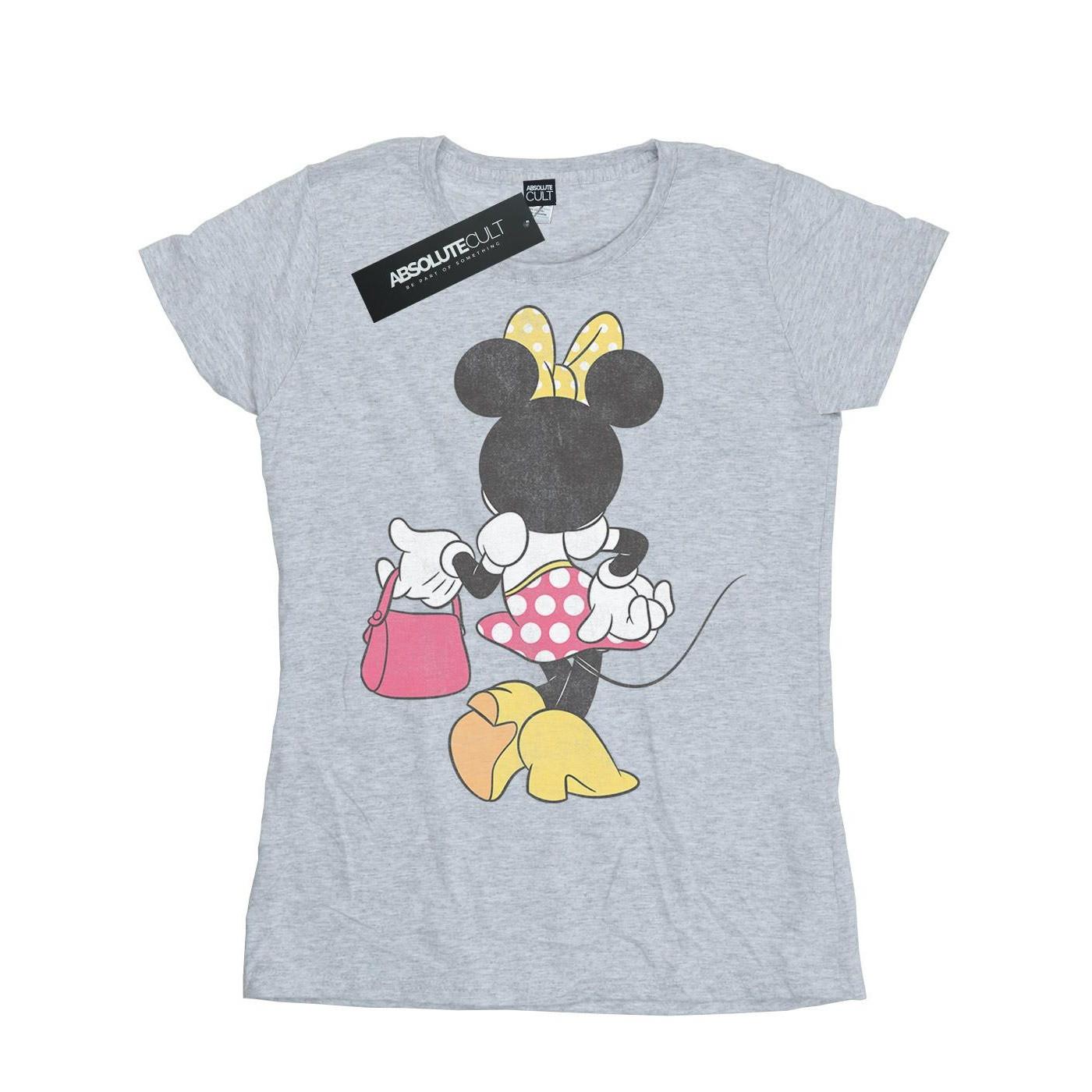Image of Minnie Mouse Back Pose Tshirt Damen Grau S
