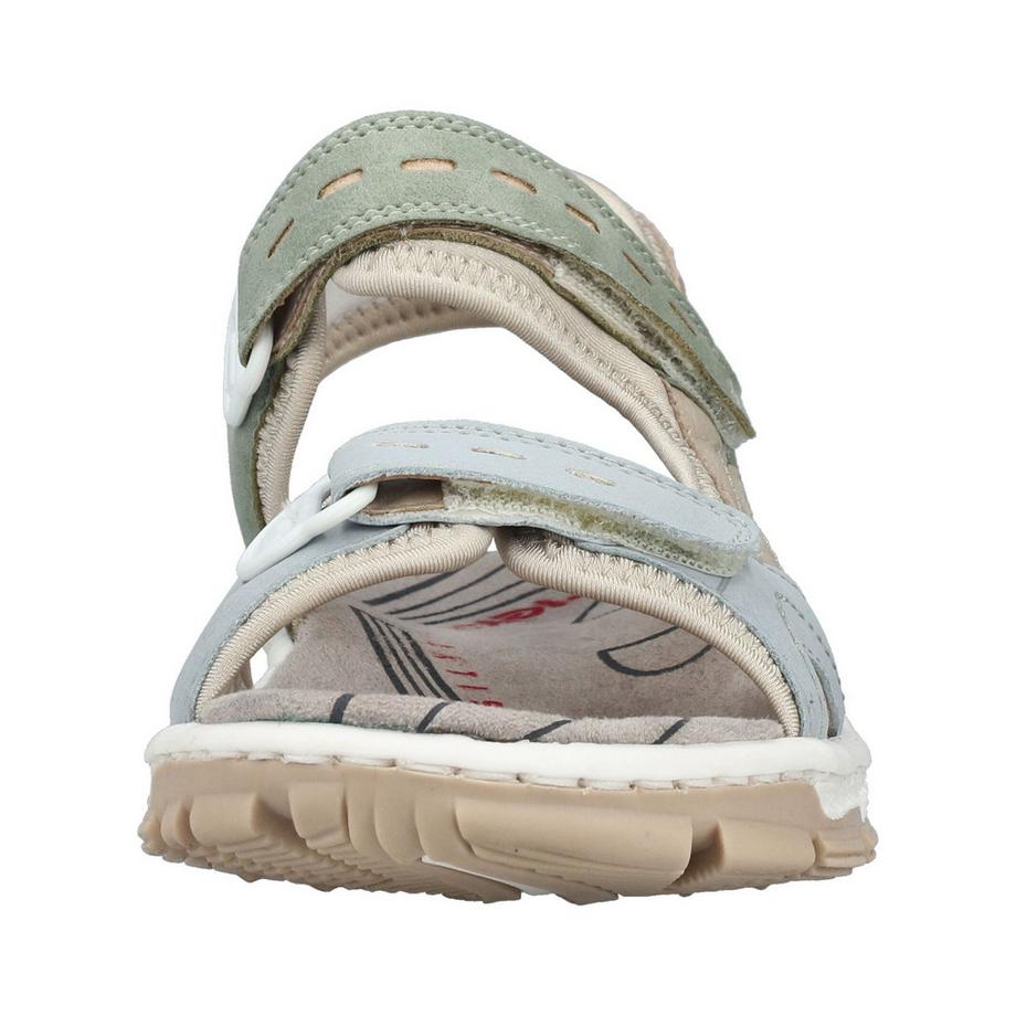 Rieker Damen Trekking Sandalen mit verstellbaren Riemen  