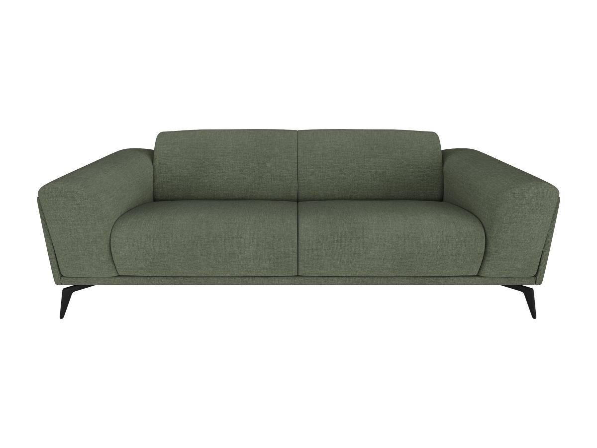 Vente-unique Sofa 3-Sitzer - Stoff - Grün - VUSARI  