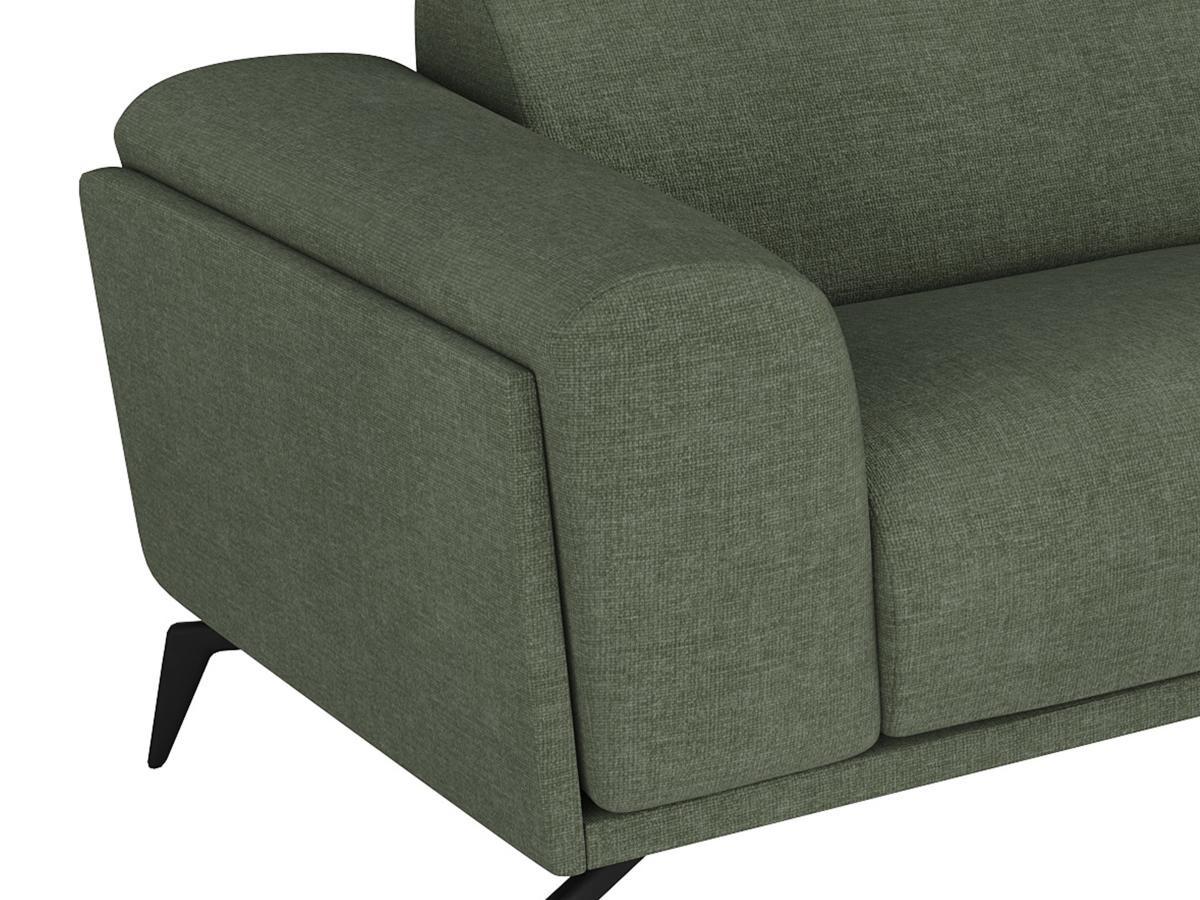 Vente-unique Sofa 3-Sitzer - Stoff - Grün - VUSARI  