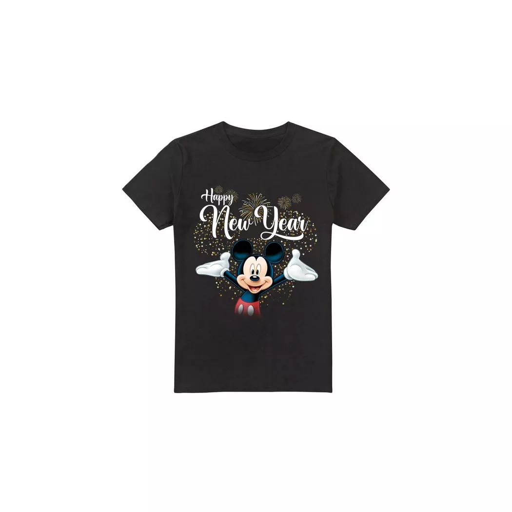 Disney - TShirt Neujahr, für Herren, Schwarz, Größe XL