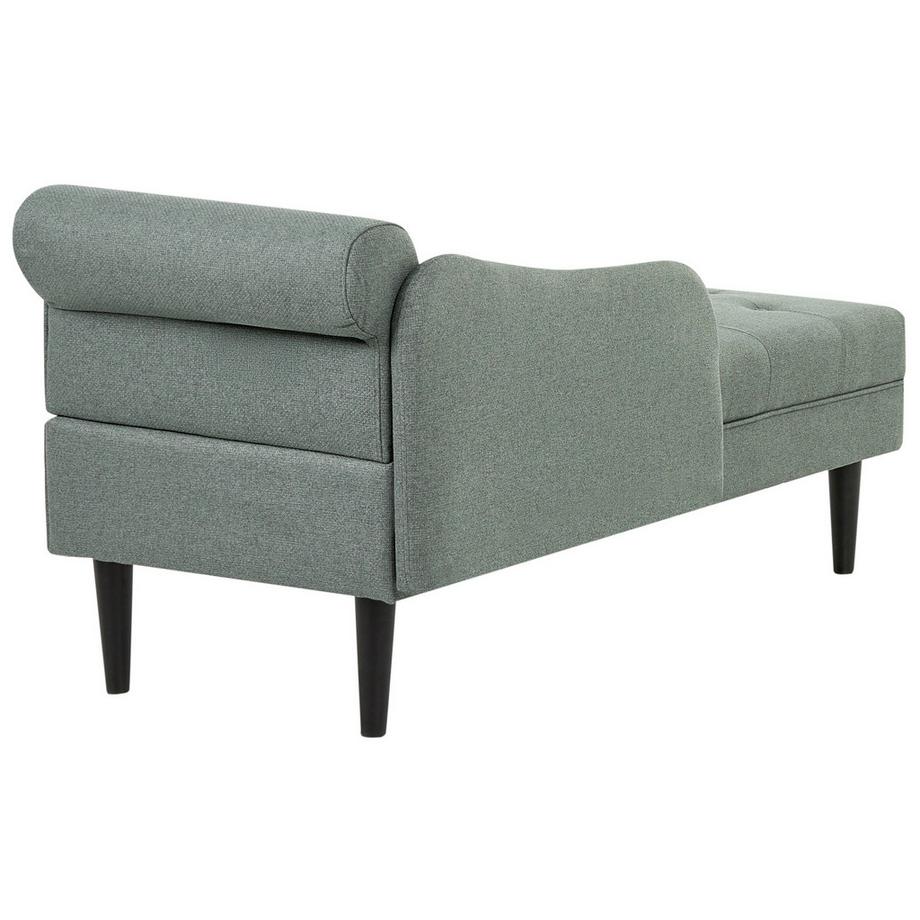 Beliani Rechtsseitige Chaiselongue aus Stoff  YVOIRE  