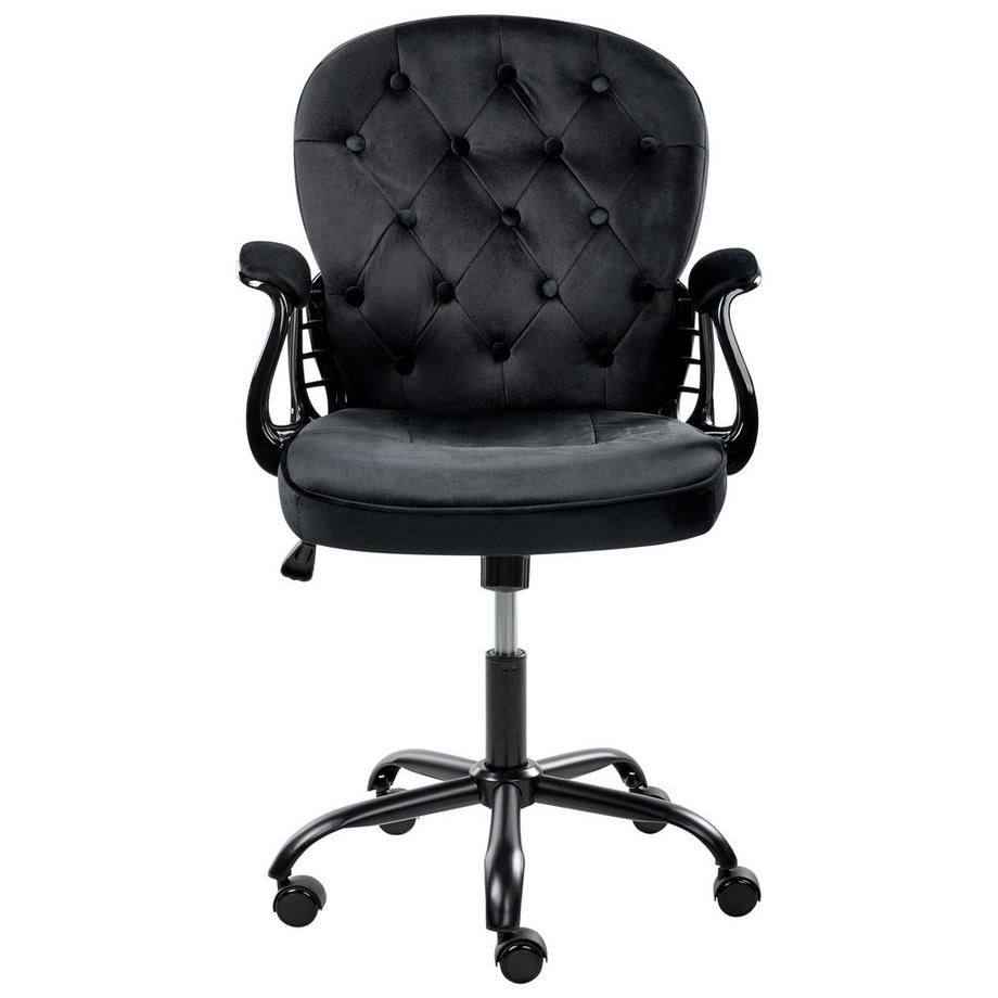 Beliani Chaise de bureau en Velours Glamour PRINCESS  