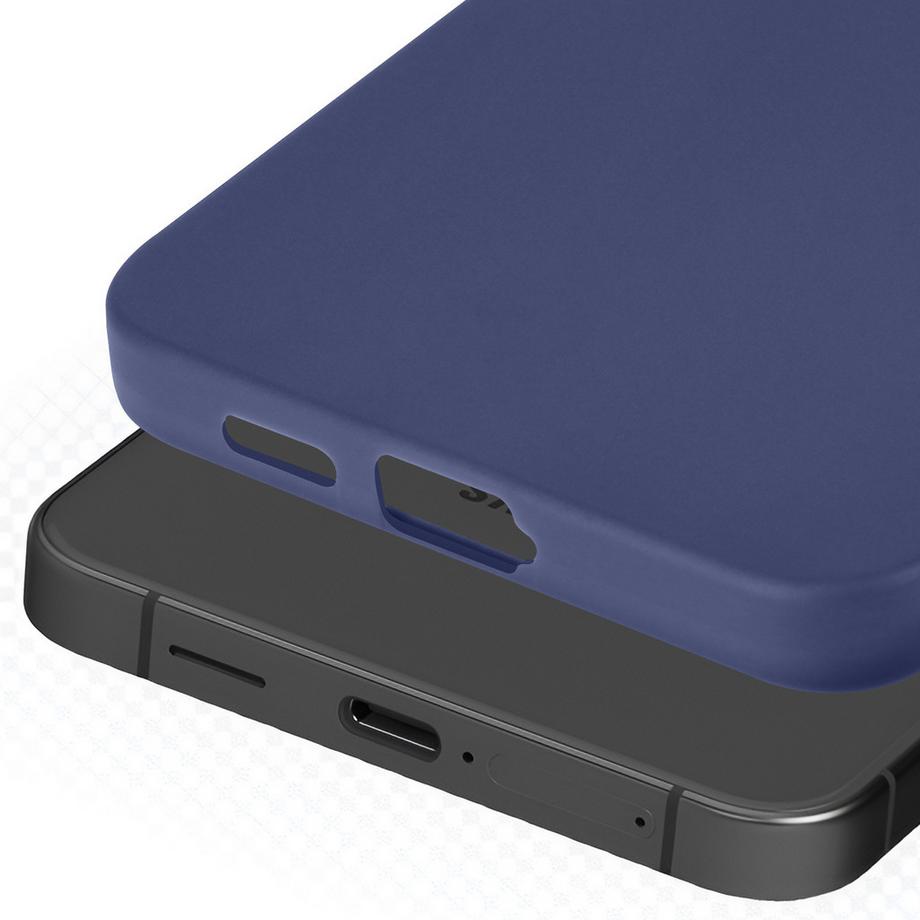 Avizar  Cover blu mat Samsung Galaxy S24 