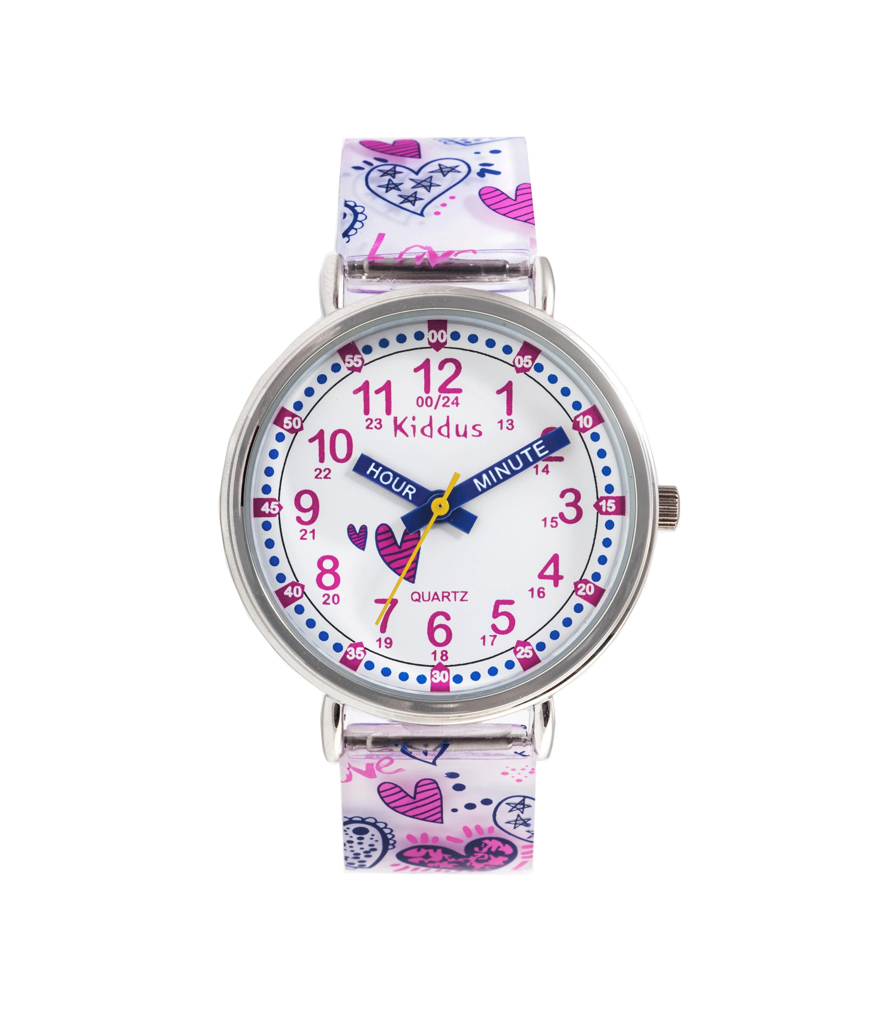 Kiddus  Time Teacher Hearts (Englisch) Montre pour enfants 