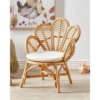 Beliani Kindersessel aus Rattan Boho FLORENTINE II  