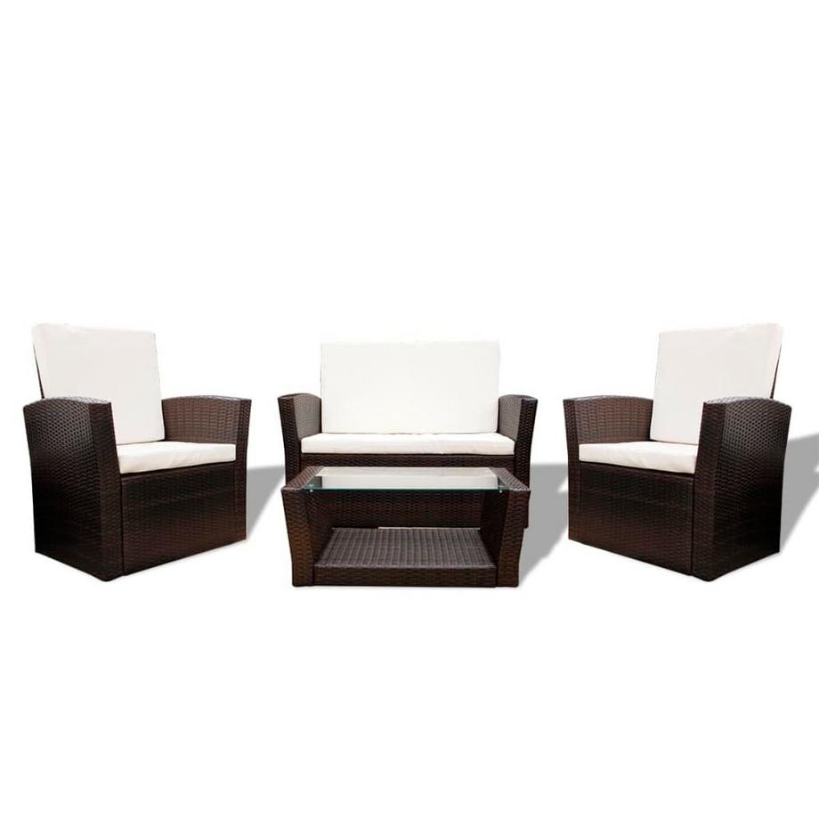 Garten sofagarnitur poly-rattan