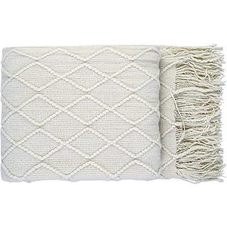 Alopini Coperta in Lana Morbida a Maglia con Nappe  