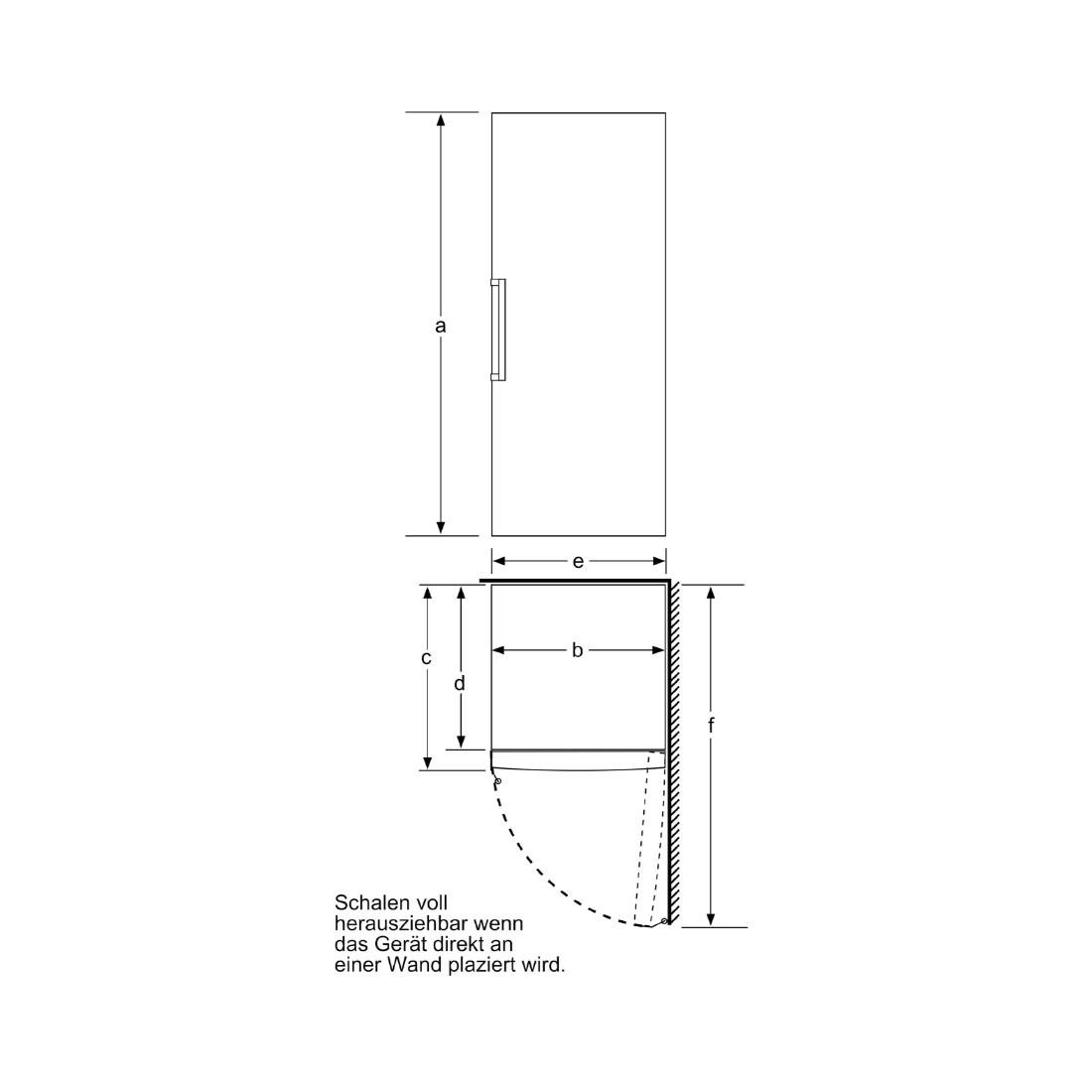 Bosch GSN54AWDPH Gefrierschrank NoFrost  